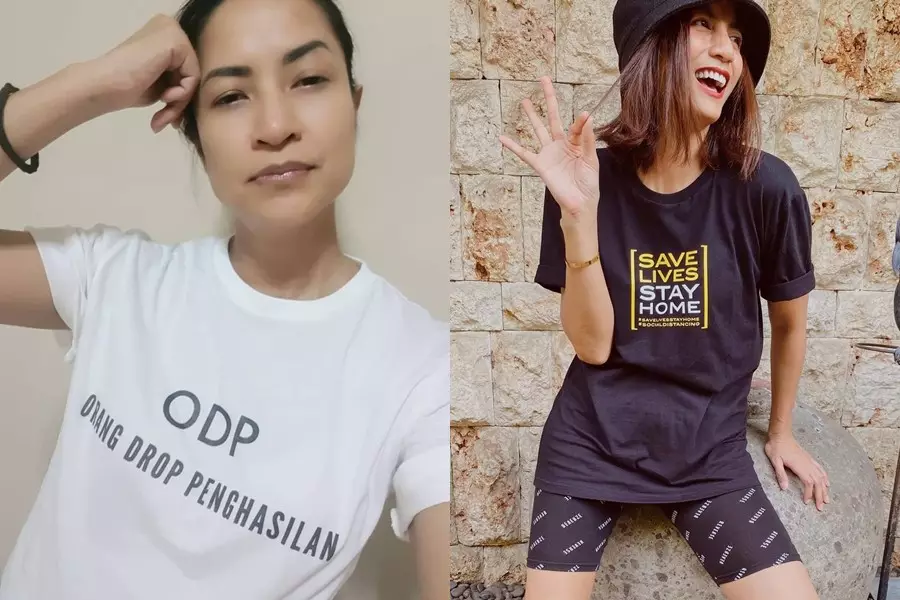 Beda gaya Sari Nila & Natasha Dewanti © Instagram Beda gaya Sari Nila & Natasha Dewanti © Instagram