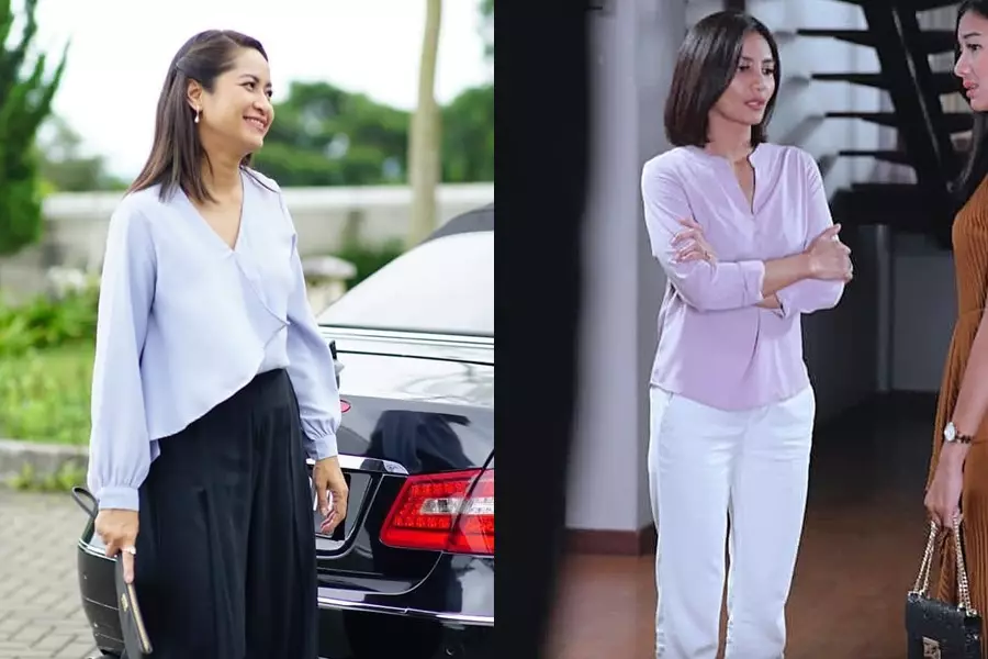 Beda gaya Sari Nila & Natasha Dewanti © Instagram Beda gaya Sari Nila & Natasha Dewanti © Instagram