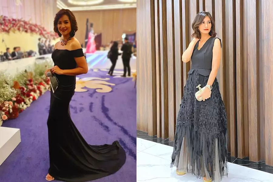 Beda gaya Sari Nila & Natasha Dewanti © Instagram Beda gaya Sari Nila & Natasha Dewanti © Instagram