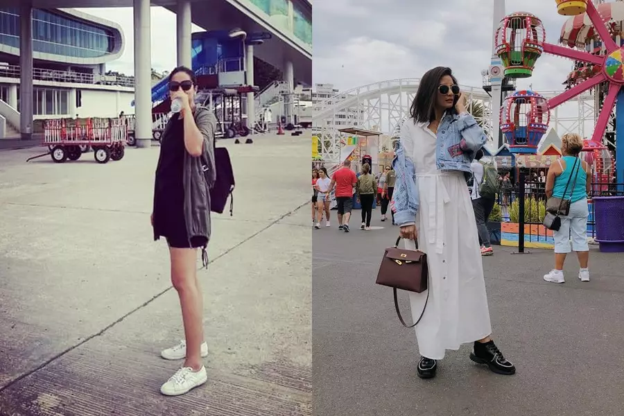 Beda gaya Sari Nila & Natasha Dewanti © Instagram Beda gaya Sari Nila & Natasha Dewanti © Instagram