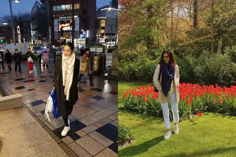 Beda gaya Sari Nila & Natasha Dewanti © Instagram Beda gaya Sari Nila & Natasha Dewanti © Instagram