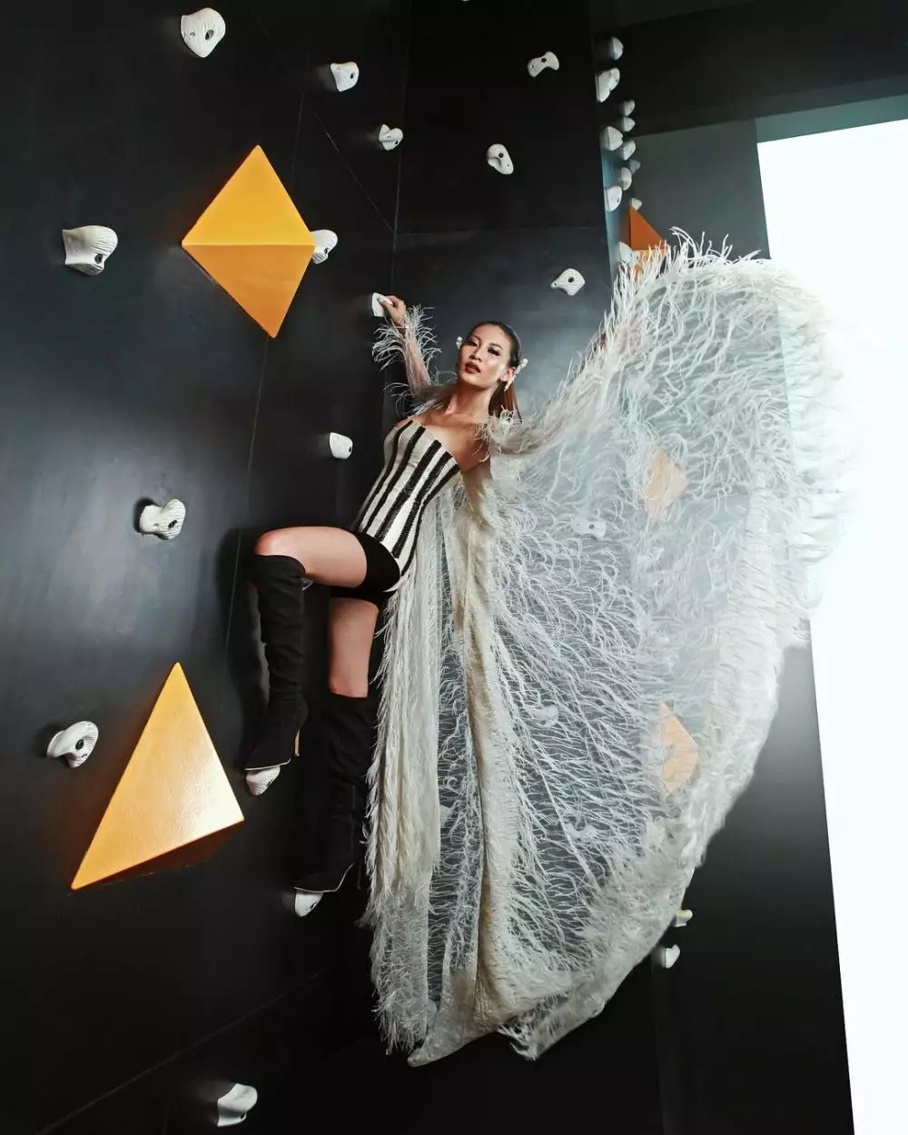 Gaya pemotretan model Patricia Gouw © 2020 brilio.net