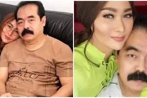Viral foto Adam Suseno suami Inul cukur kumis, ini alasannya