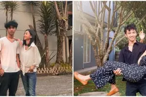 10 Potret kebersamaan Glenca Chysara dan adik, bak sepasang kekasih