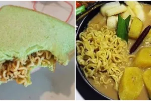 14 Cara unik orang saat makan olahan mi instan ini bikin geleng kepala