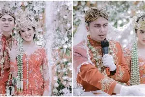 10 Momen pernikahan Rosiana Dewi dan Handika Pratama, pakai adat Sunda