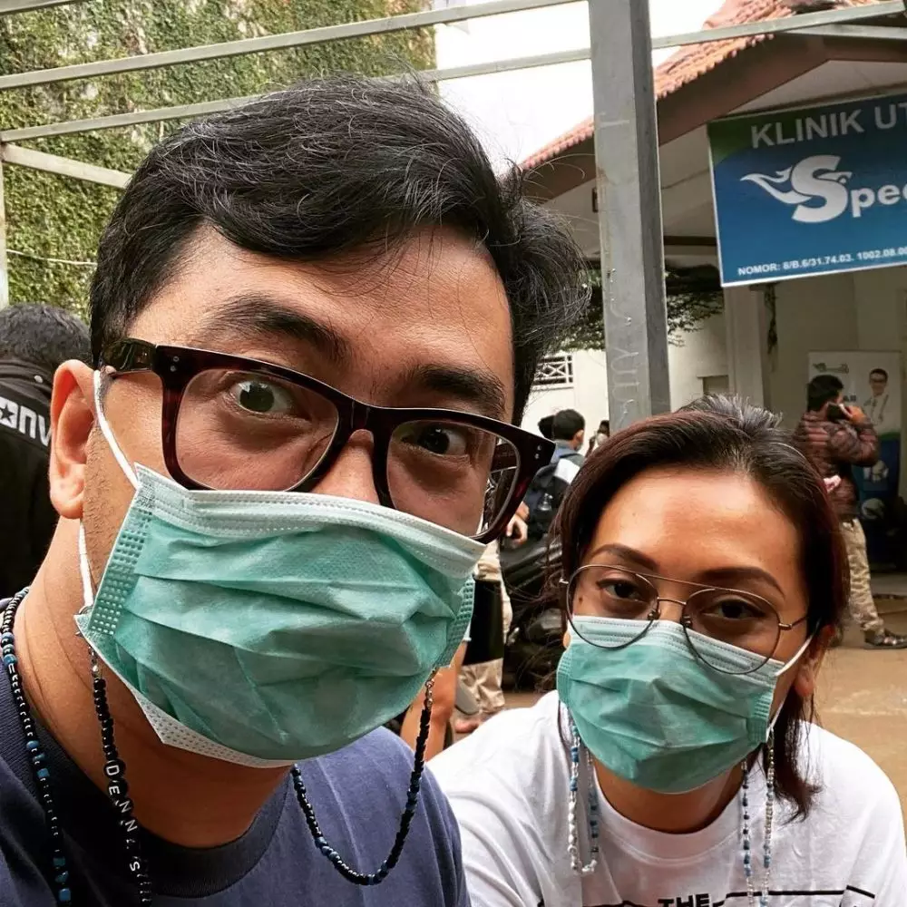 Istri Dennis Adishwara  positif Covid-19 © Instagram