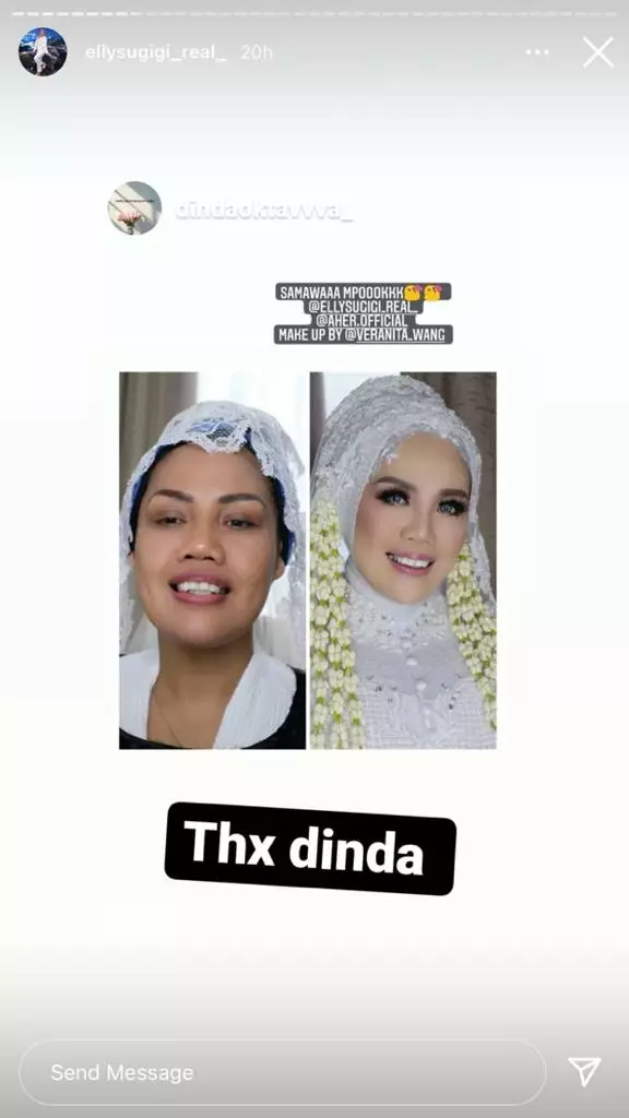 Elly Aher menikah   © 2020 brilio.net Elly Aher menikah   © 2020 brilio.net