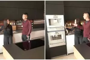 8 Potret dapur apartemen Nikita Willy, canggih ada mesin kopi otomatis