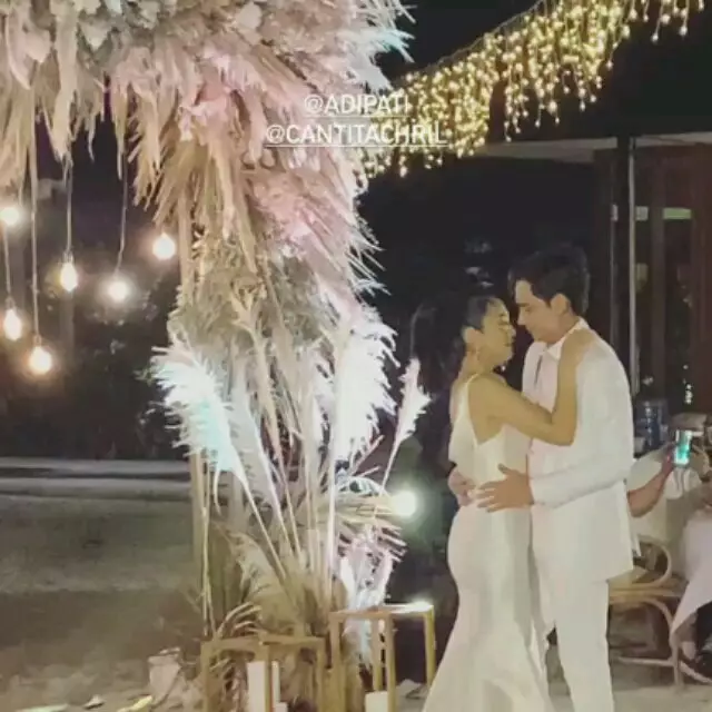momen pernikahan Adipati dan Canti © Instagram momen pernikahan Adipati dan Canti © Instagram