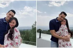 6 Momen ultah pernikahan Asmirandah & Jonas Rivanno ke-7, sederhana