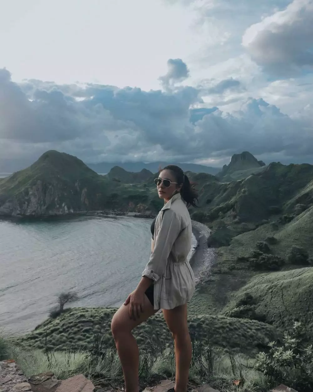 momen liburan wulan guritno dan shalom © Instagram