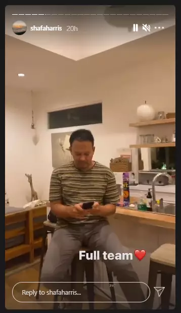 Momen ultah Shafa Harris Instagram
