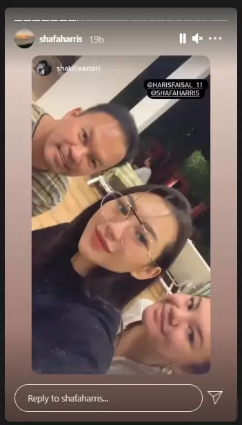 Momen ultah Shafa Harris Instagram