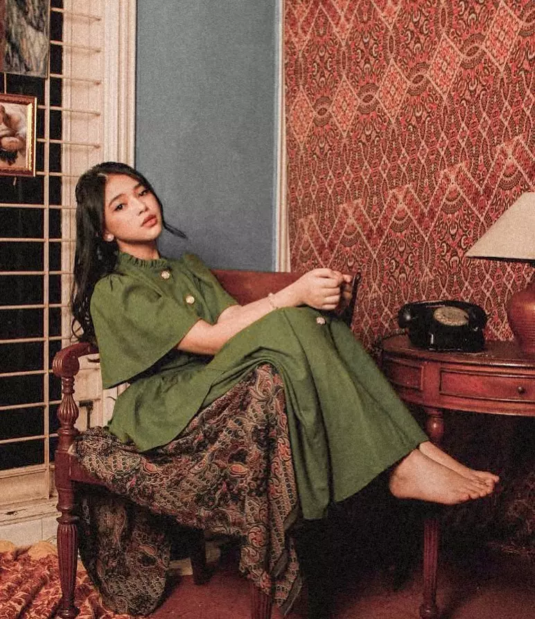 Momen pemotretan Anneth Idol Junior © 2020 brilio.net