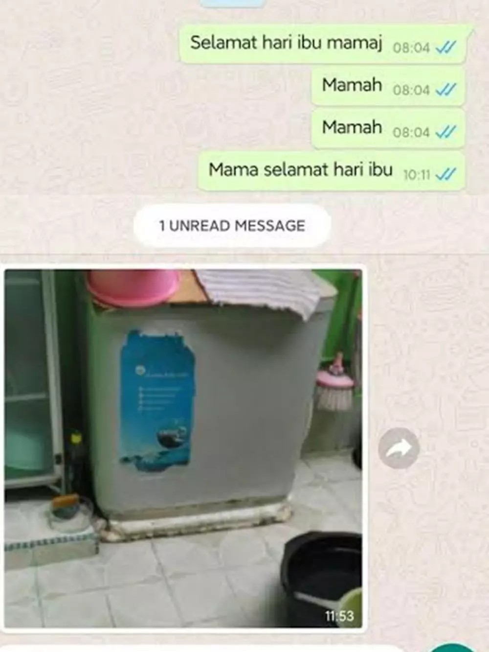 Chat selamat hari ibu berbagai sumber