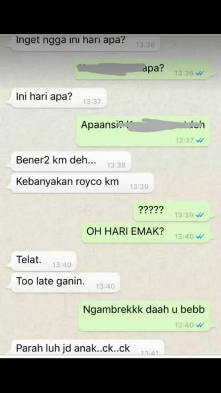 Chat selamat hari ibu berbagai sumber