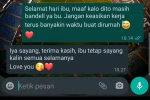 12 Chat lucu selamat Hari Ibu ini bikin senyum-senyum sendiri