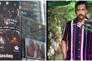 Heboh wajah Maruli Tampubolon terpampang di Times Square New York