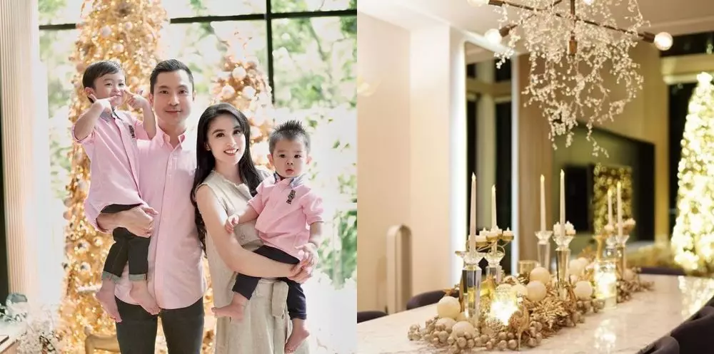 Dekorasi rumah seleb jelang Natal © 2020 brilio.net