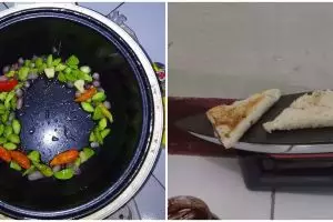 11 Lifehack lucu cara anak kos masak makanan, perut auto kenyang