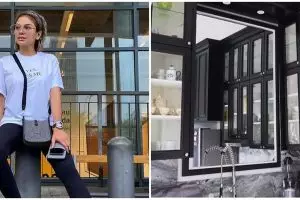 8 Penampakan dapur rumah Nikita Mirzani, dilengkapi CCTV