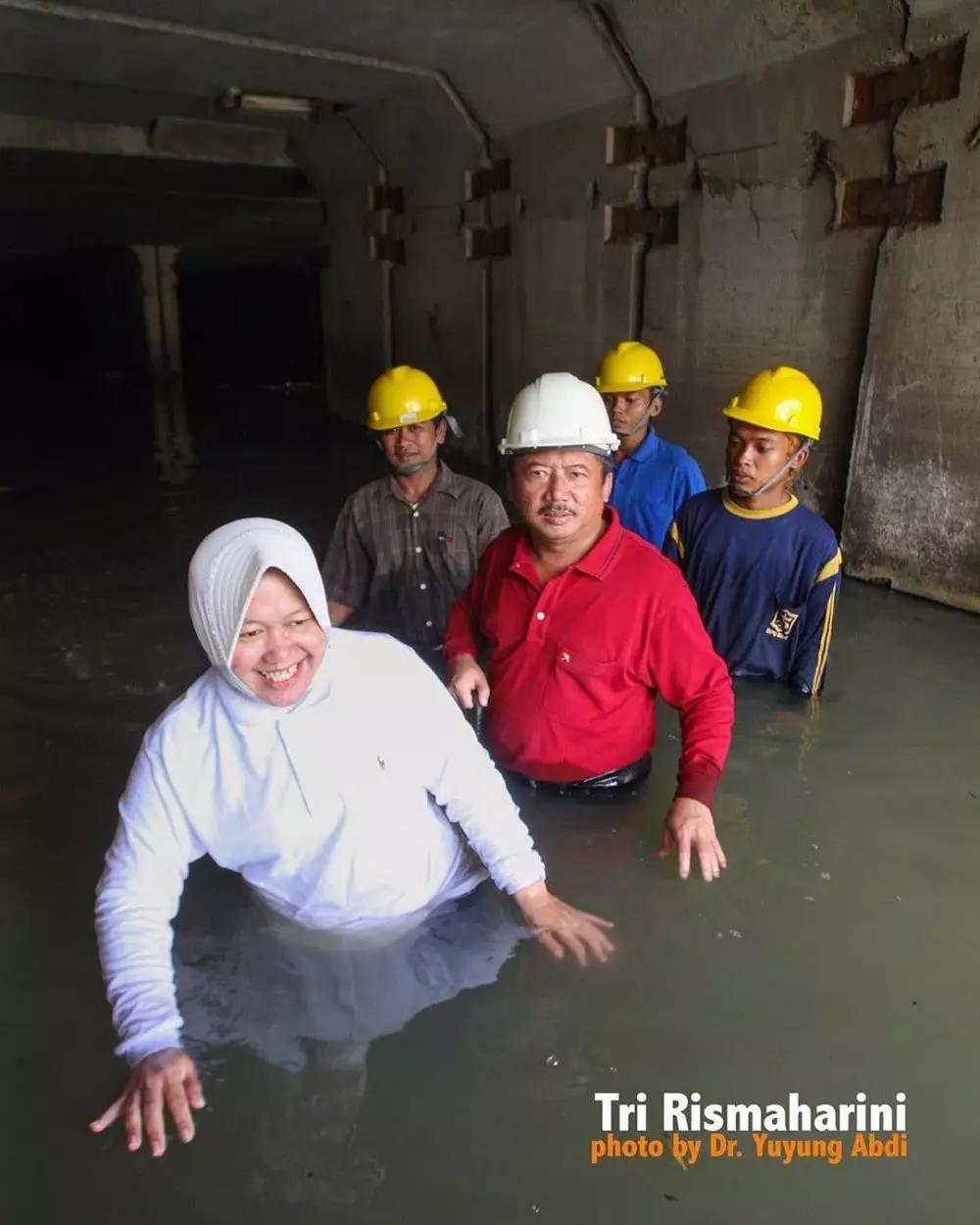 Potret Tri Rismaharini turun ke jalan © 2020 brilio.net