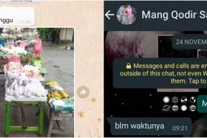 10 Chat WhatsApp lucu dengan tukang sayur ini endingnya bikin ngakak