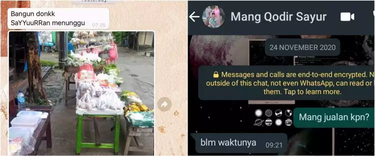 10 Chat WhatsApp lucu dengan tukang sayur ini endingnya bikin ngakak
