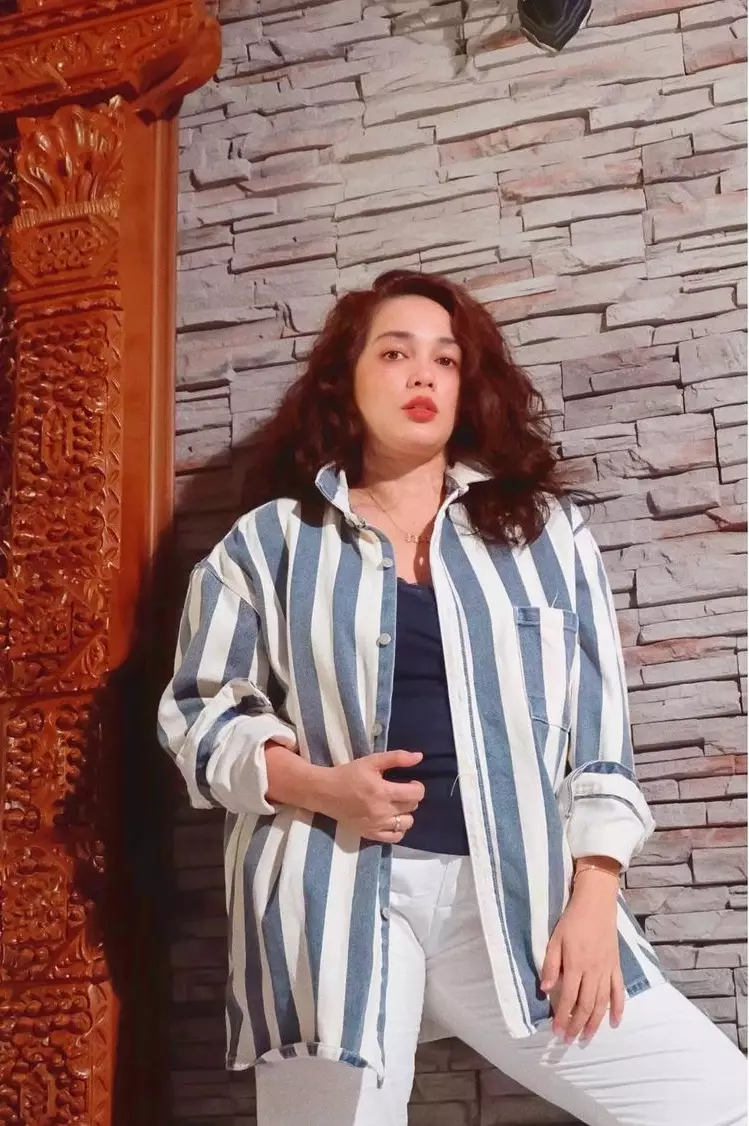 rambut asli Ussy © Instagram