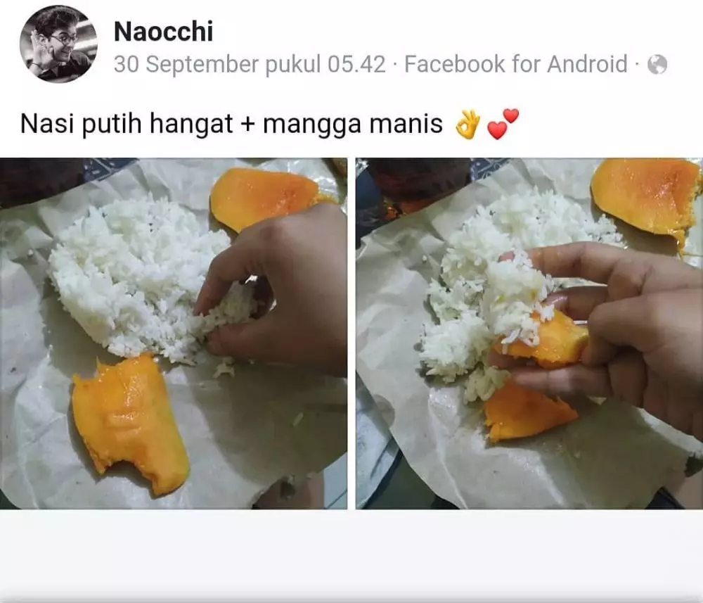 cara unik makan buah © Instagram