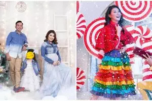 10 Gaya pemotretan Natal keluarga Ruben Onsu dari tahun ke tahun