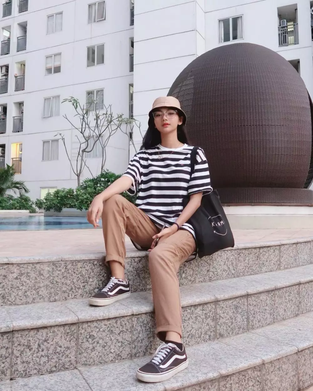 OOTD manis ala Glenca Chysara © Instagram