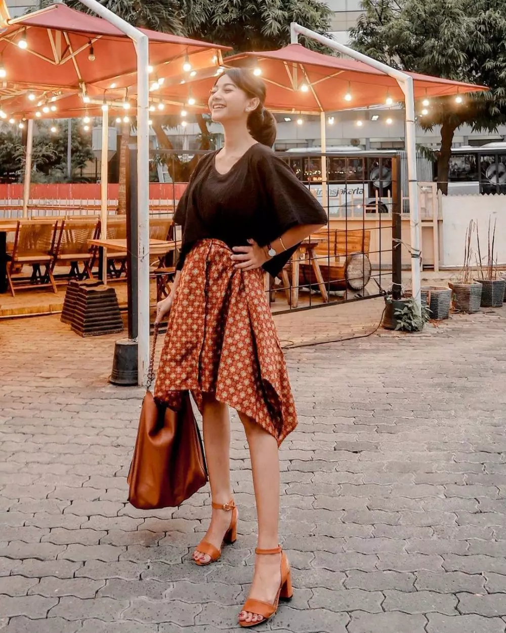 OOTD manis ala Glenca Chysara © Instagram