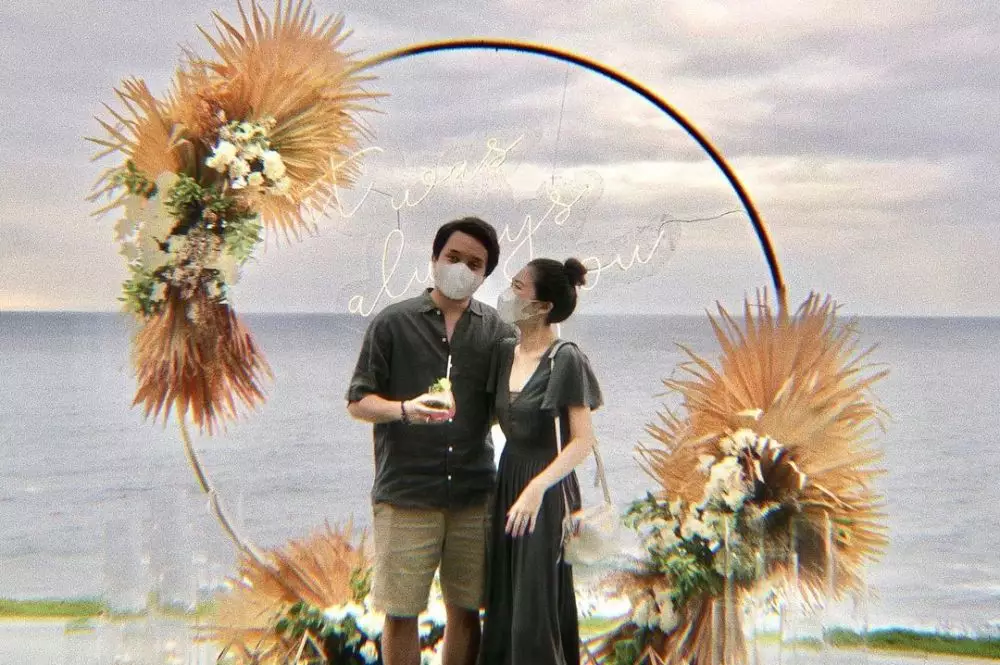 Potret Isyana dan Rayhan honeymoon © 2020 brilio.net