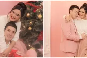 Rayakan Natal pertama, ini 6 gaya pemotretan Audi Marissa