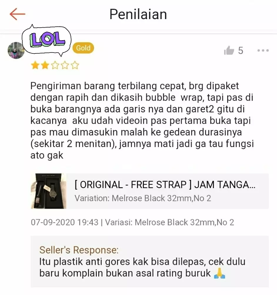 review salah paham © Twitter