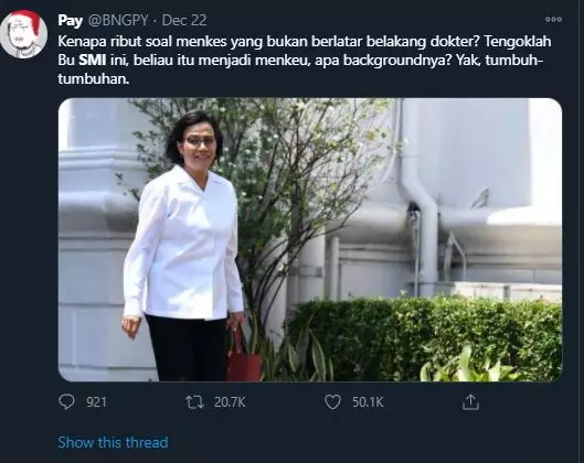 7 Parodi kocak jabatan Sri Mulyani ini bikin ketawa sampai tahun baru istimewa 7 Parodi kocak jabatan Sri Mulyani ini bikin ketawa sampai tahun baru istimewa