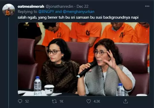 7 Parodi kocak jabatan Sri Mulyani ini bikin ketawa sampai tahun baru istimewa 7 Parodi kocak jabatan Sri Mulyani ini bikin ketawa sampai tahun baru istimewa
