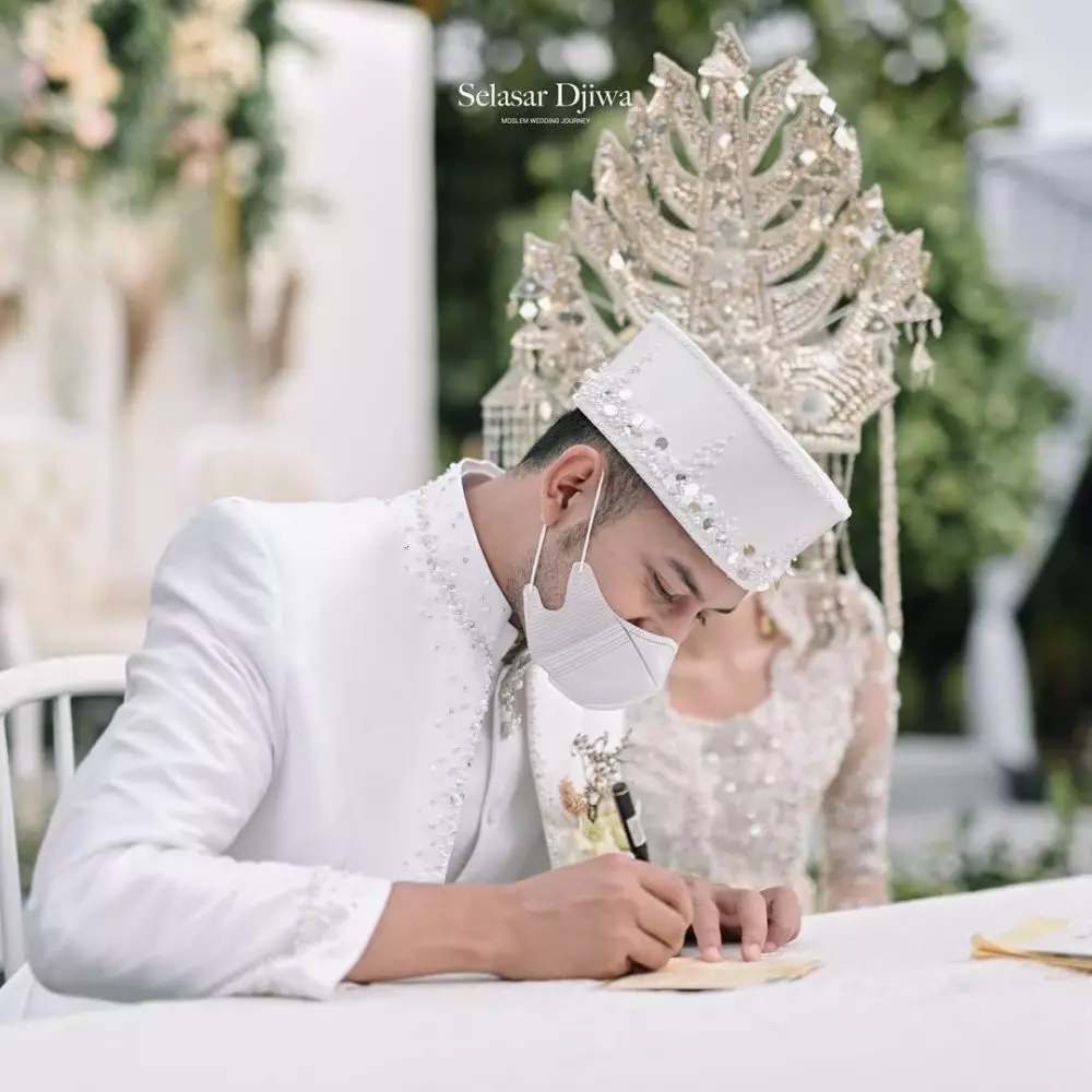 momen pernikahan gariz luis © Instagram