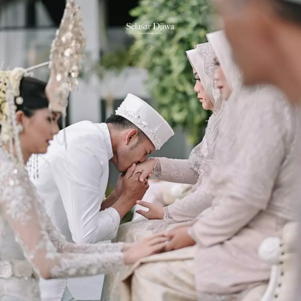 momen pernikahan gariz luis © Instagram