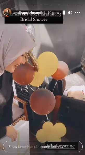 Momen bridal shower Kesha Ratuliu © Instagram