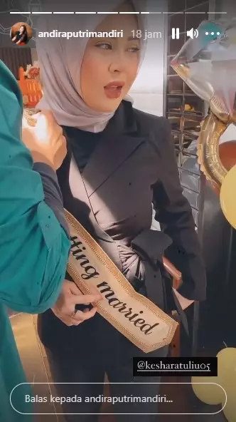 Momen bridal shower Kesha Ratuliu © Instagram