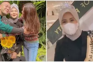 10 Momen bridal shower Kesha Ratuliu, diarak keliling mal