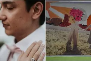 6 Potret prewedding Adipati Dolken & Canti Tachril, gaet 5 pelukis