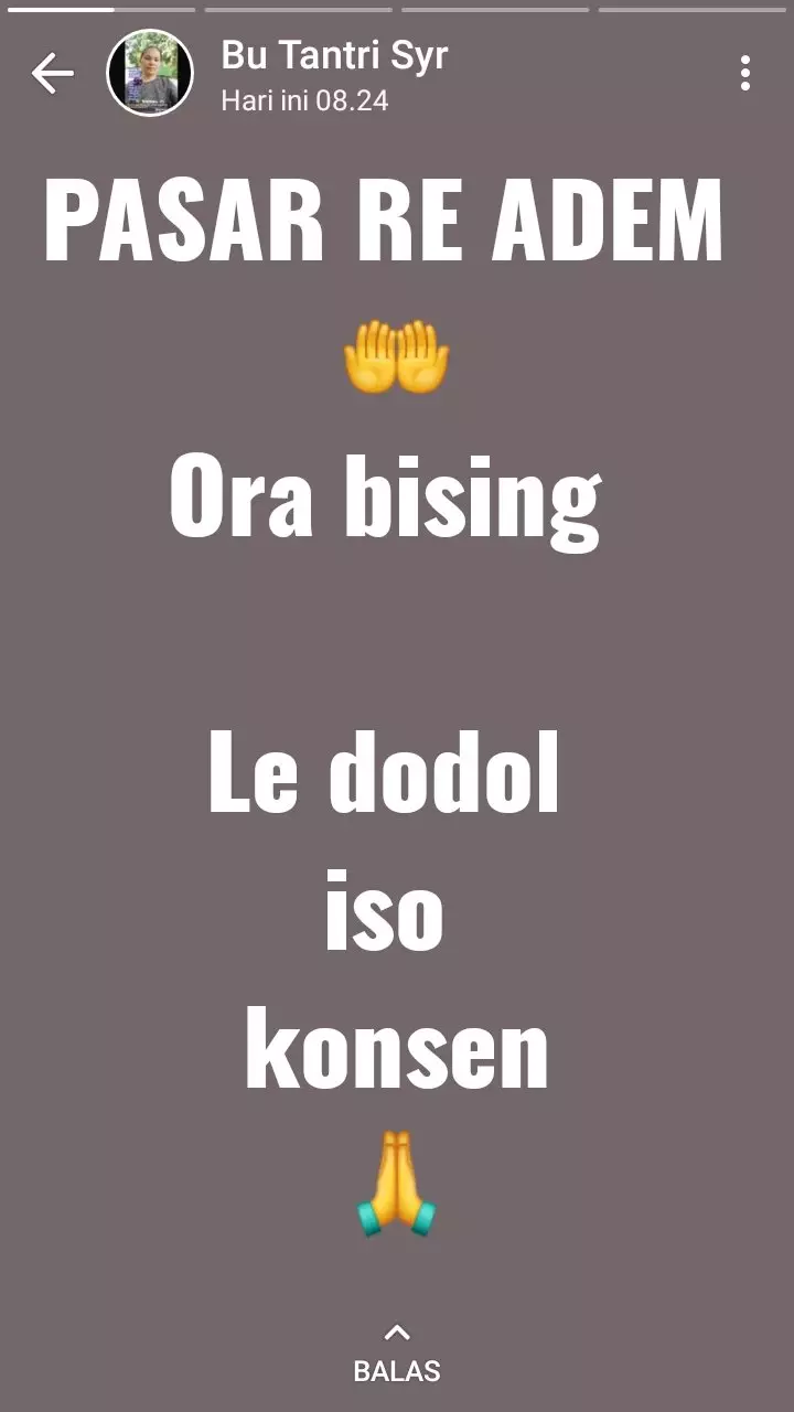 Status WA kocak  tukang sayur © 2020 brilio.net Status WA kocak  tukang sayur © 2020 brilio.net