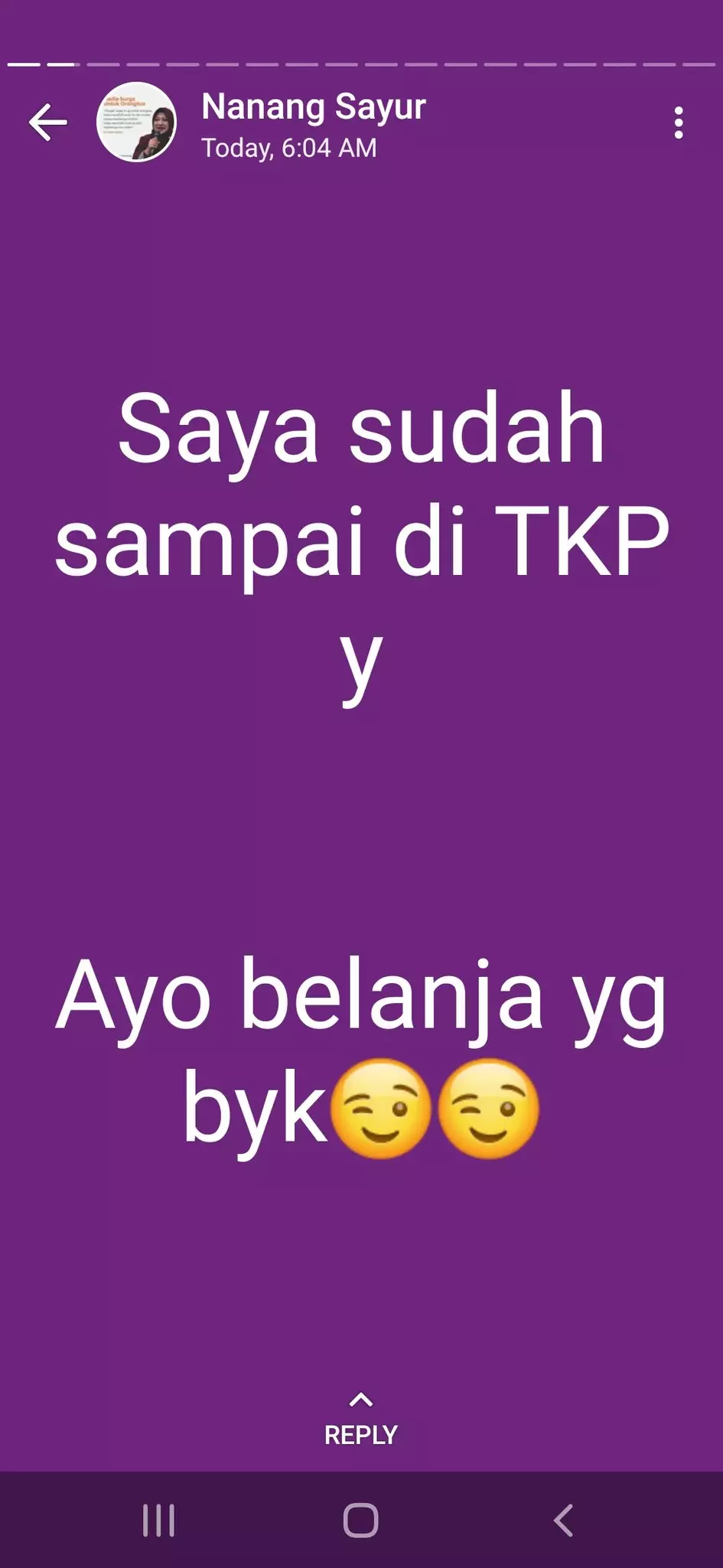 Status WA kocak  tukang sayur © 2020 brilio.net Status WA kocak  tukang sayur © 2020 brilio.net