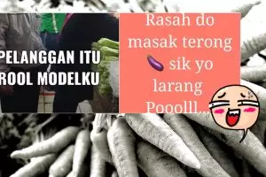Kocak, 10 status WA tukang sayur ini bikin pelanggan ketagihan baca