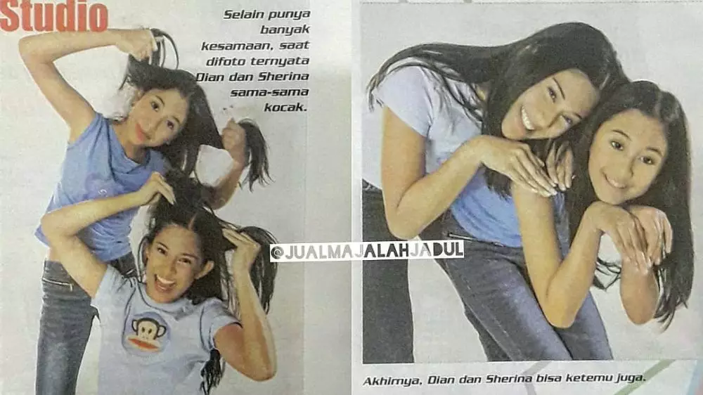 Dian Sastro jadi model majalah jadul © Instagram Dian Sastro jadi model majalah jadul © Instagram