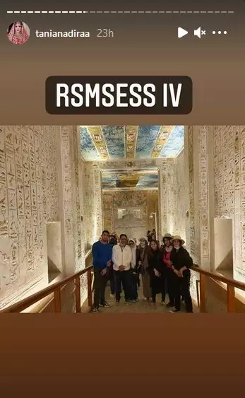 momen Tania Nadira ke Mesir © 2020 berbagai sumber